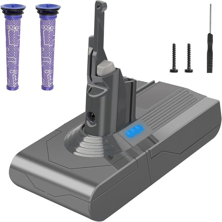 Actual product image Waitley Ersatzakku mit 2 Filtern