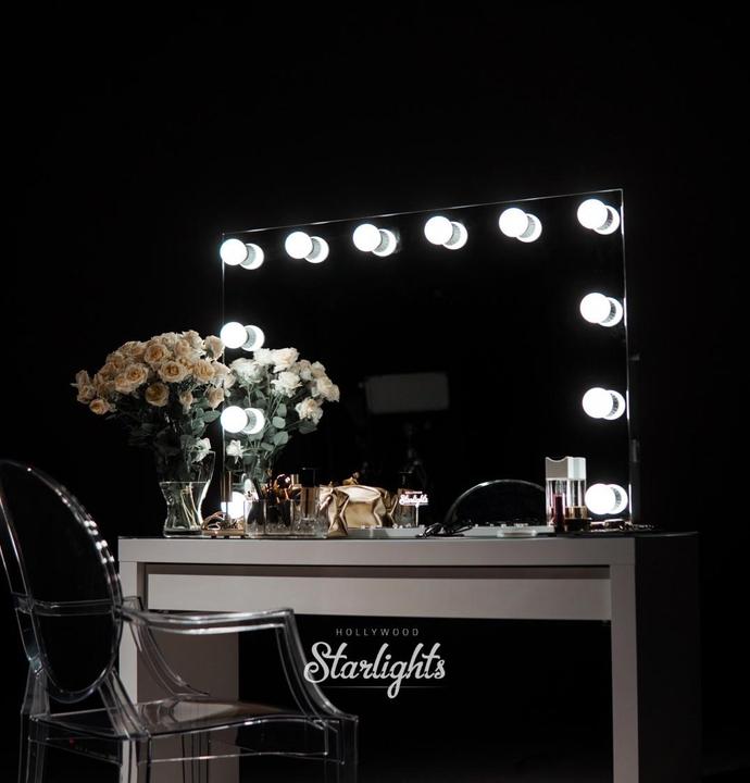 Produktbild Hollywood Starlights Schminkspiegel (100 x 70 cm)