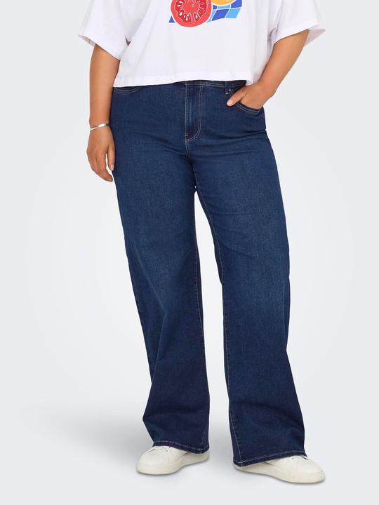 Actual product image Only CARSALLY Mittlere Taille Weiter Beinschnitt Jeans Jeans mit weitem Bein (W44/L32)