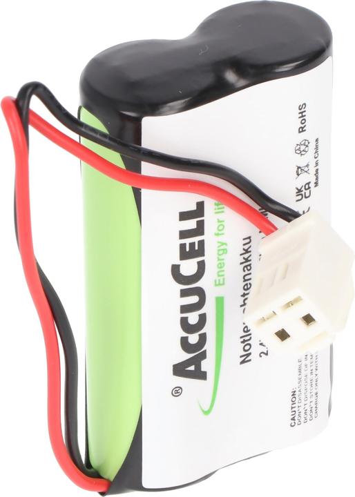Produktbild XCell Notleuchtenakku NiMH 2,4V 1500mAh F1x2 Mignon mit 100mm Kabel ersetzt ABB 11190038V/55 (1 Stk., 1500 mAh, Akku)