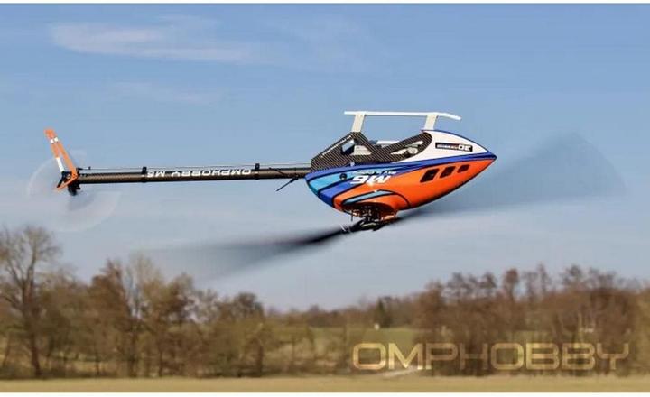 Immagine prodotto OMP Hobby Helikopter M6 Cosmic-Orange Bausatz und Rotorblätter