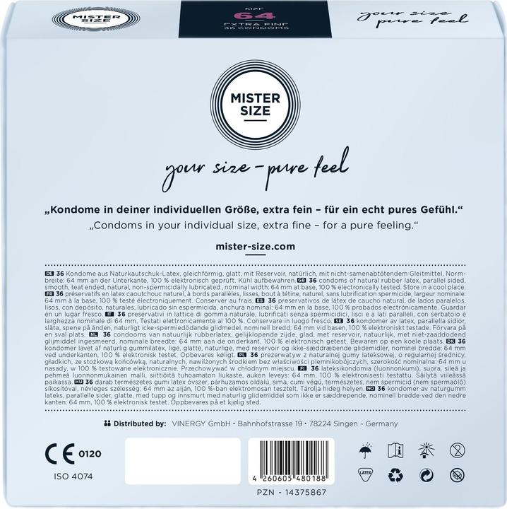 Immagine prodotto Mister Size 47 (36 pz.)