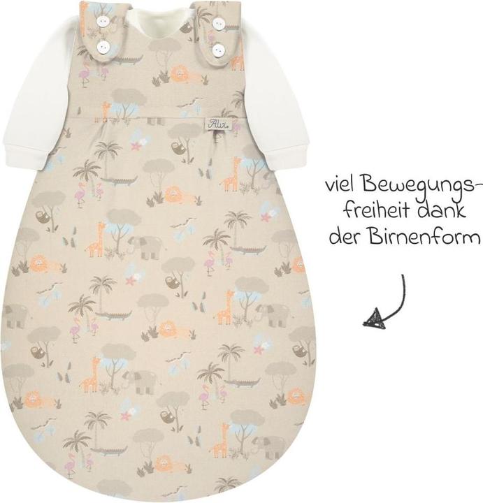 Produktbild Alvi Schlafsäcke Baby-Mäxchen 3-tlg. - Jungle - Gr. 68/74 (2.5 TOG)