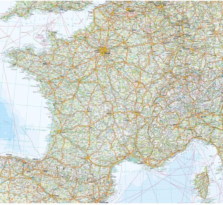 Produktbild Falk Frankreich Landkarte (336 x 300 cm)