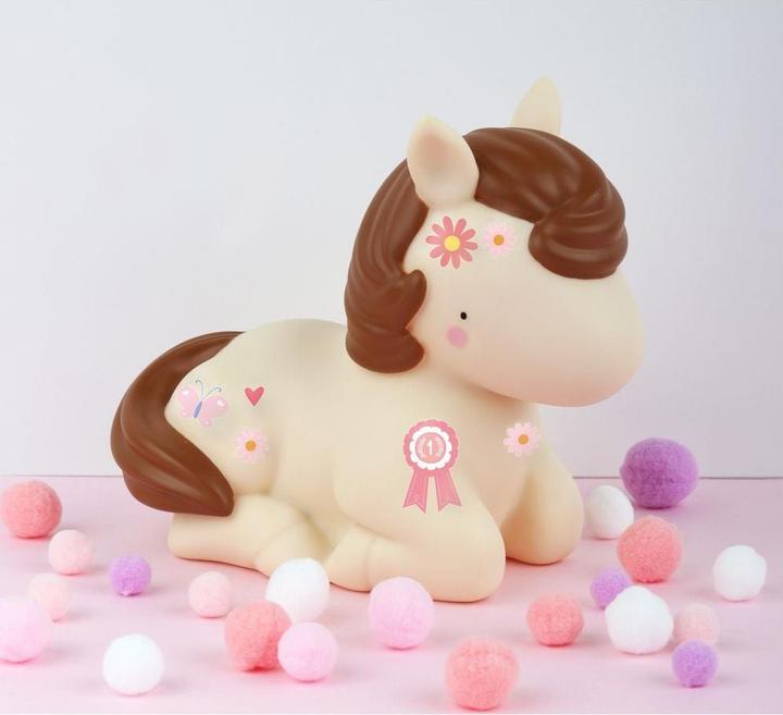 Produktbild A Little Lovely Company Kinder-Nachtlicht Pferd Maxi mit Sticker