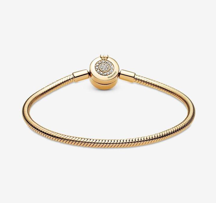 Immagine prodotto Pandora Bracciale "Shine Snake Chain Crown Clasp (21 cm, Argento)