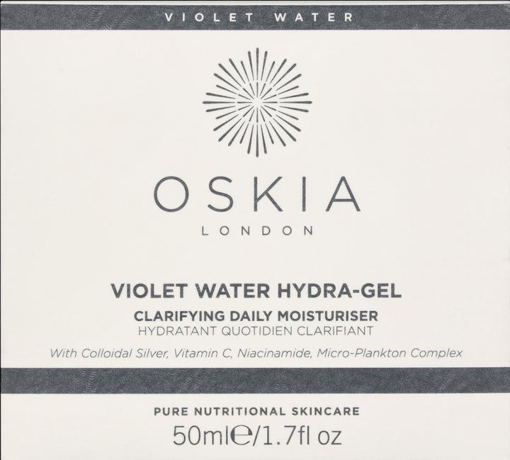 Actual product image Oskia Violet Water Hydra Gel 50ml (Gel, 50 ml)