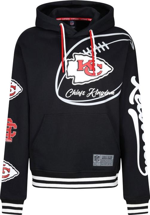 Immagine prodotto Recovered Re:covered Felpa con cappuccio in pile - PATCHES Kansas City Chiefs - M (M)