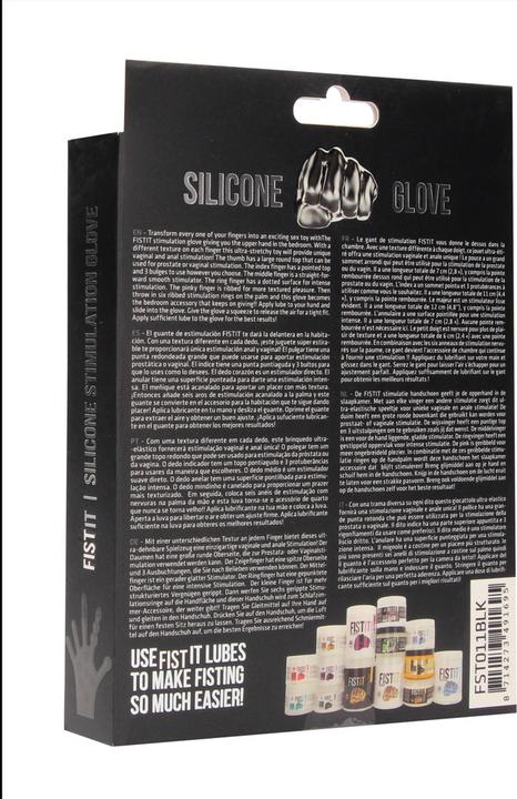 Actual product image Shots Silicone Stimulation Glove