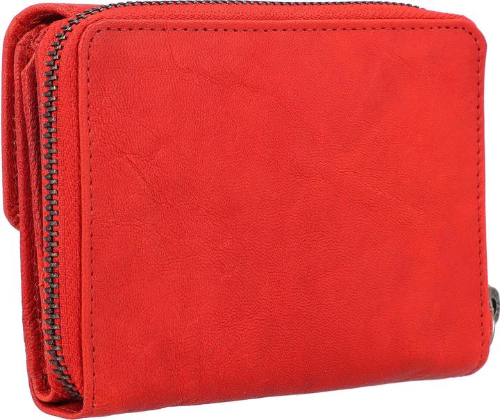 Immagine prodotto Mika Portafoglio da donna in pelle, colore: rosso