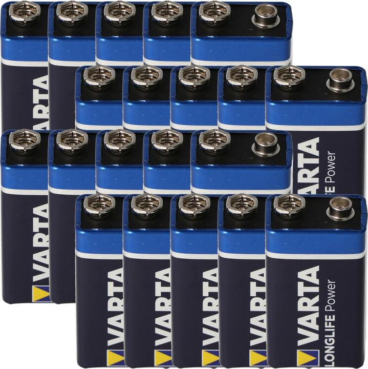 Immagine prodotto Varta High Energy (20 pz., 9V Block, 580 mAh)