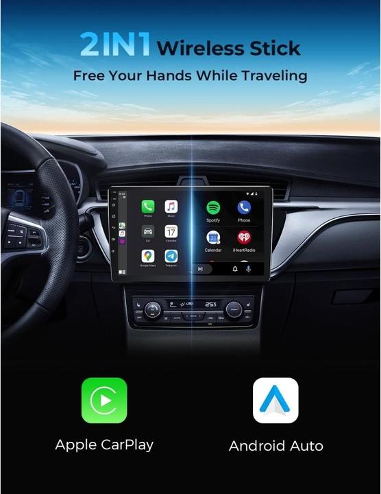 Image du produit PowerGuard 2-in-1 Wireless iOS Carplay & Android Auto Dongle