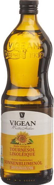 Image du produit Huilerie Vigean huile de tournesol (1000 ml)