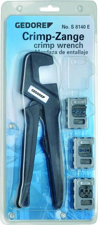 Gedore S 8140 E Crimp-Zangen-Set ELECTRONIC 4-teilig (35 mm)