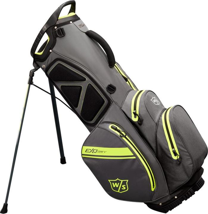 Wilson Exo Dry Stand Bag Charcoal & Yellow