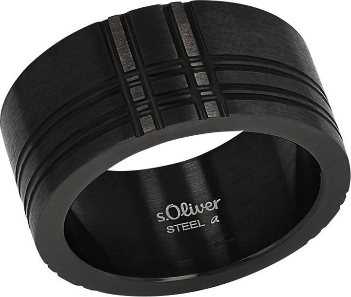 Immagine prodotto S.Oliver Ringe für Herren, Edelstahl (62, 925 Argento)