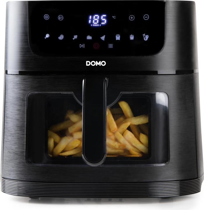 Actual product image Domo Deli-freyer hot air fryer 1800W with display, non-stick coating, overheating protection, T
