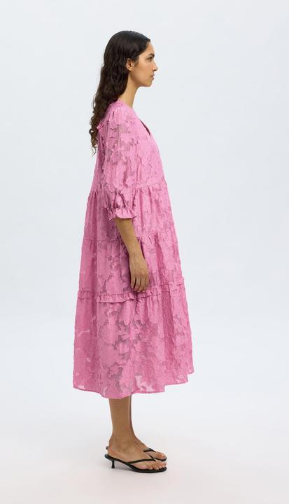 Image du produit Selected Femme Robe midi à cordon coulissant (38)