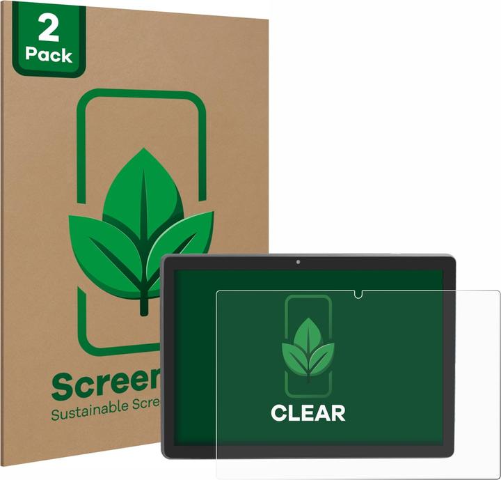 Produktbild ScreenLeaf Schutzfolie nachhaltiger Displayschutz Displayschutzfolie Folie Klar Transparent (2 Stück, Tab-912 4G)