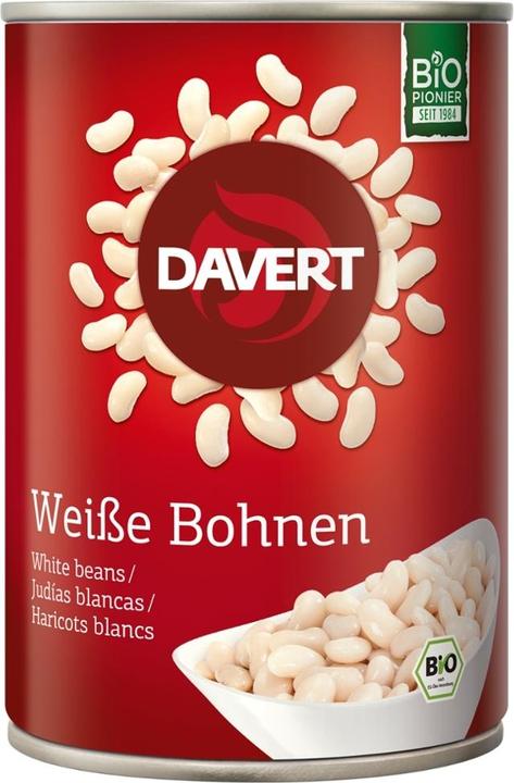 Produktbild Davert Weisse Bohnen - Dose (400 g)