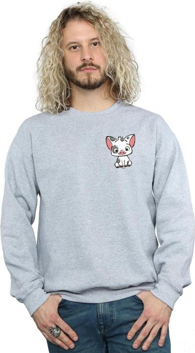 Immagine prodotto Disney Moana Pua The Pig Breast Print Felpa Uomo (XXL)