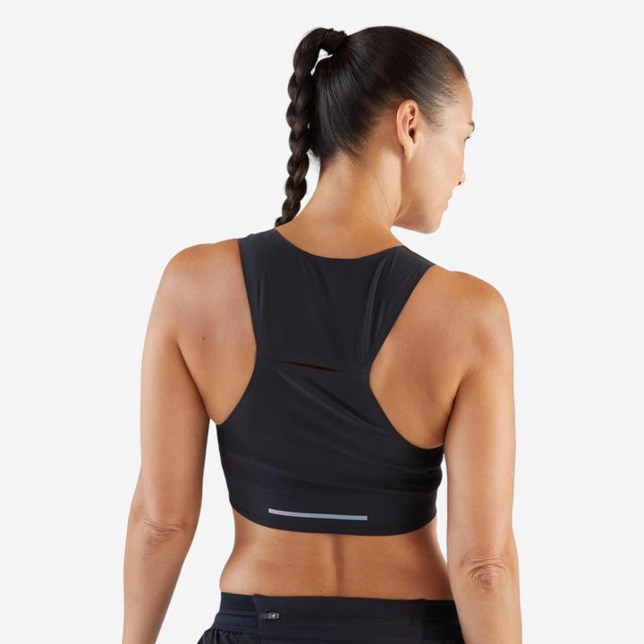 Image du produit Kiprun Crop top de Running léger Femme - Race crop 900 Light noir Méline ROLLIN (L)