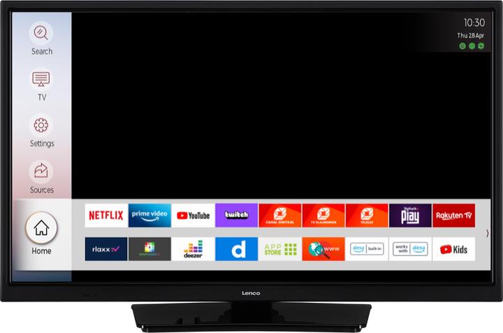 Actual product image Lenco DVL-2483BK (24.02", LED, HD ready)