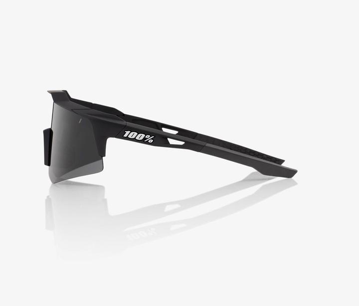 Actual product image 100% Glasses Speedcraft XS Soft Tact (Soft Tact Black, Smoke)