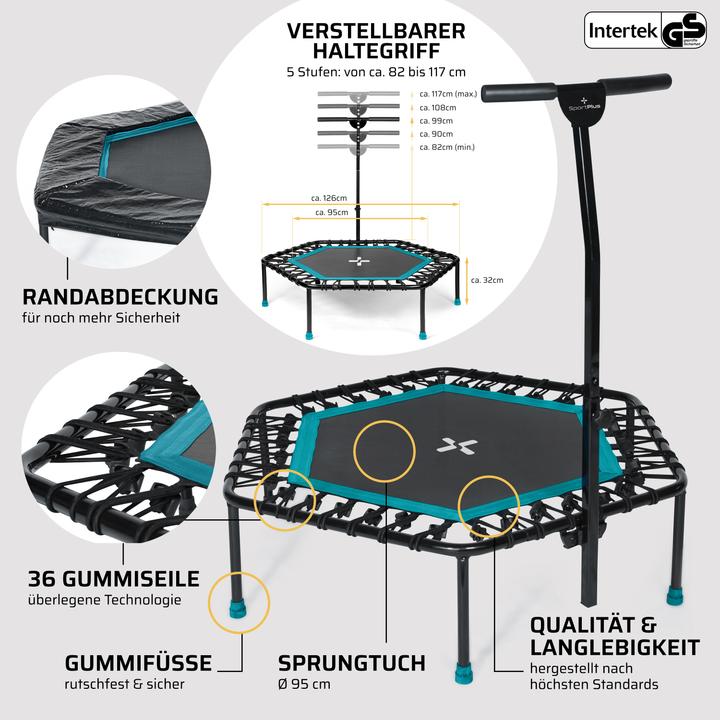 Produktbild Sportplus Fitness Trampolin (126 cm)