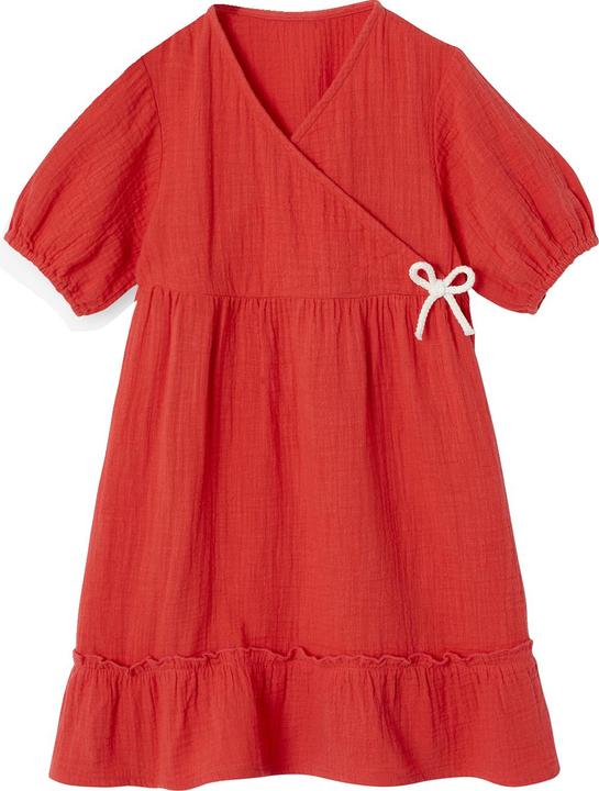 Actual product image Vertbaudet Mädchen Volantkleid mit Wickelausschnitt (128)