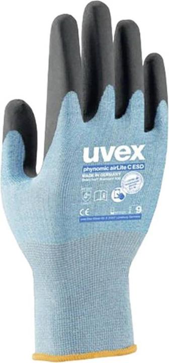 Produktbild Uvex Safety Mechanikerhandschuh Phynomic AirLite C ESD, Blau (6)