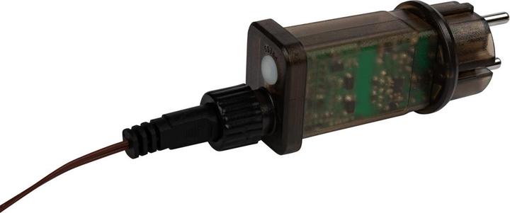 Produktbild Idena LED-Kugel-Lichterkette braune Zweige Fernbedienung Memory warmweiss/RGB 7m 120 LED Innen/Aussen (7 m)