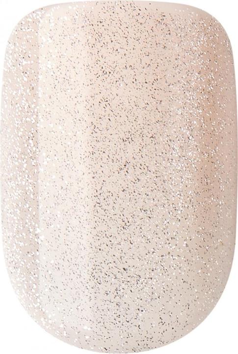Produktbild KISS Glue-on nails ImPRESS Color FX - Rebel 30 pcs (Nagelstyling Set, Rebel Light White)