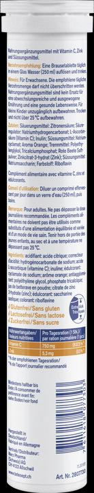 Actual product image Tetesept Vitamin C + Zinc 17 (17 Piece, Effervescent tablet, 134 g)