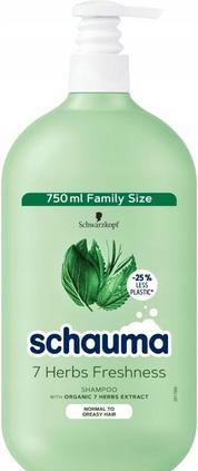 Schwarzkopf Schauma Kräuter Frische Shampoo für Haare 750ml (750 ml)