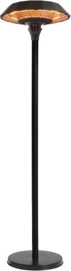 Produktbild NSH Nordic HORTUS Terrassevarmer gulvmodel UFO 800/1300/2100 W fjernbetjening HA (211-379)