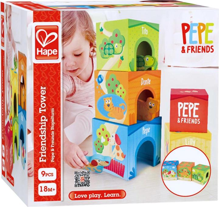 Immagine prodotto Hape Pepe & Friends torre di impilamento