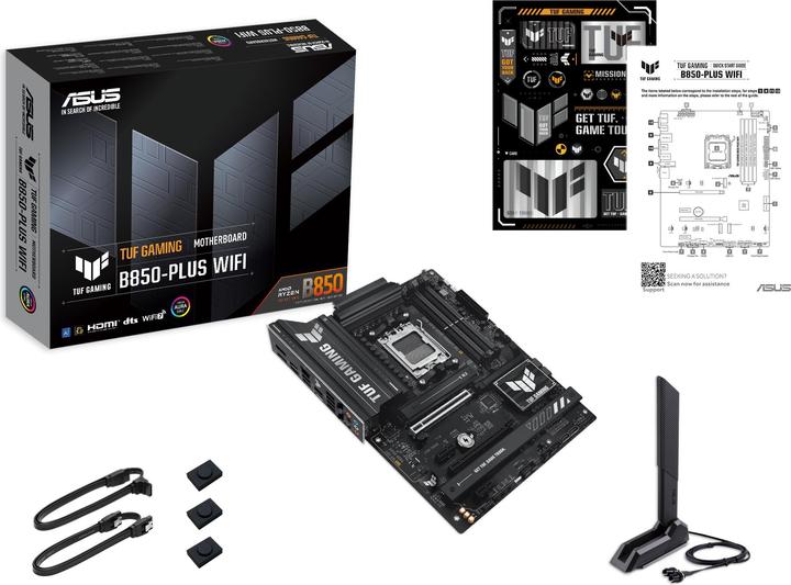 Actual product image ASUS TUF Gaming B850-Plus Wifi (AM5, AMD B850, ATX)