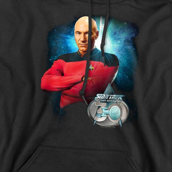 Immagine prodotto 30 Felpa con Cappuccio Jean-Luc Picard Uomo (L)