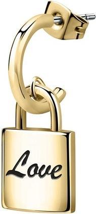 La Petite Story Fashion Gold Plated Single Padlock Earrings LPS02ASD08