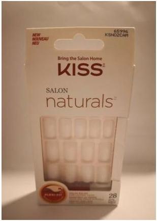 Produktbild KISS Natural nails suitable for painting 65996 Salon Natu rals (Nails) 28 pcs