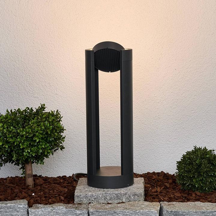 Image du produit Lucande Dylen Short LED Extérieur Jardin Lumière IP65 Graphite (IP65)