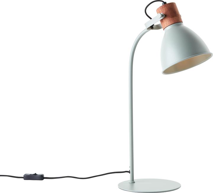 Produktbild Brilliant Erena Tischleuchte 52cm hellgrün Metall/Holz Schnurzwischenschalter 1 (E27)