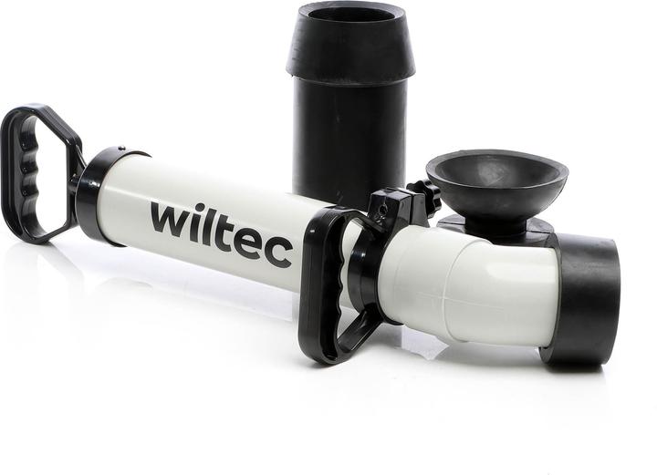Actual product image Wiltec High-pressure Pipe-cleaning Pump for Quick Cleaning of Pipes Drain Cleaner for Bath & Toilet (1 pcs.)