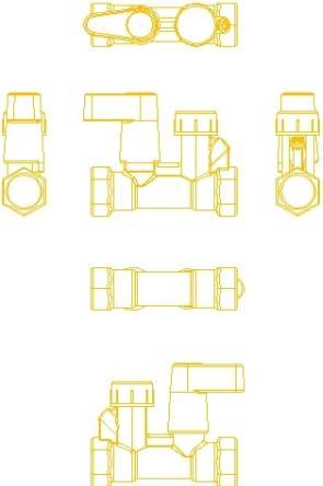 Actual product image Danfoss Line shut-off and drain valve MSV-S DN 15 1/2" 003Z4011