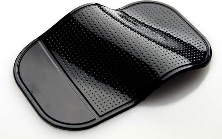 Produktbild BigBuy AUTO-HALTER Unterlage ANTI-RUTSCH PAD für Smartphone Handy etc. SCHWARZ