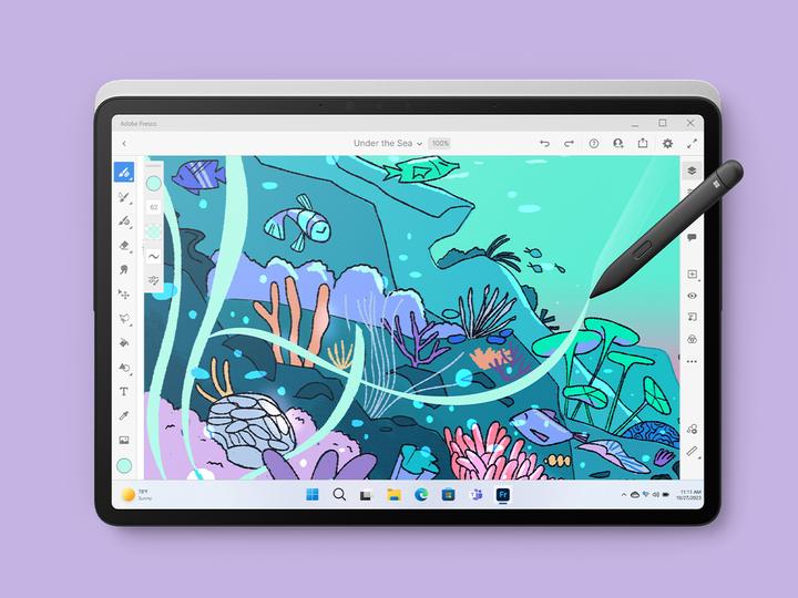 Actual product image Microsoft Surface Laptop Studio 2 (14.40", Intel Core i7-13700H, 32 GB, 1000 GB, CH)