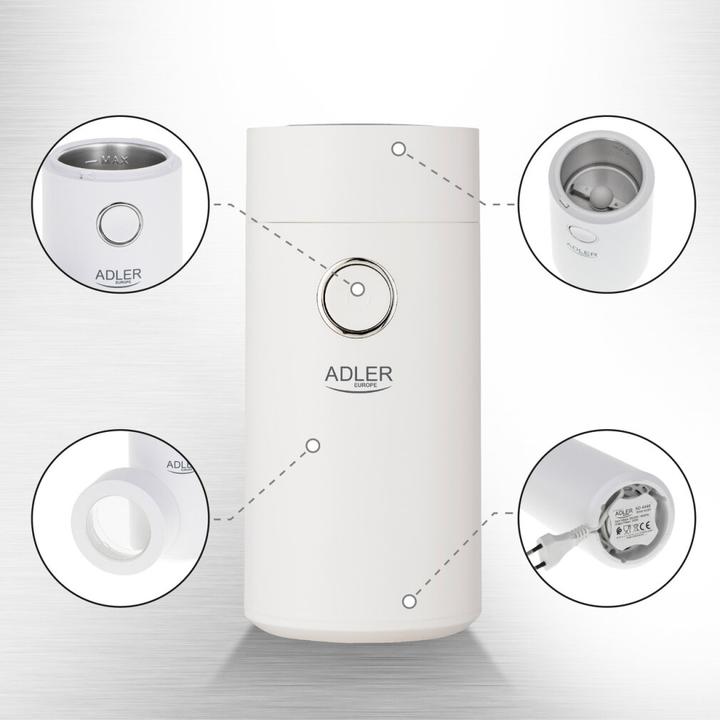Actual product image Adler Electric coffee grinder AD-4446WS (EU plug)