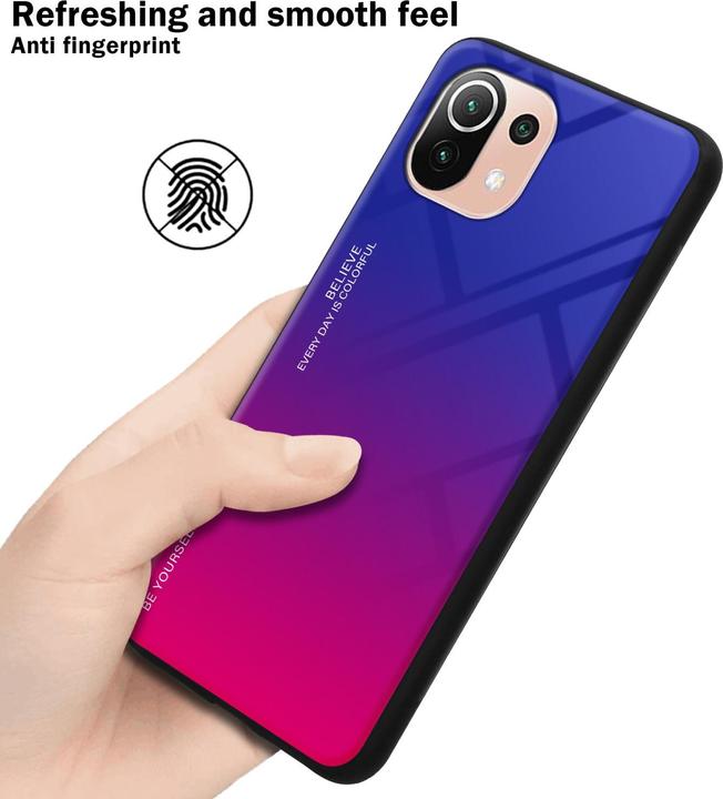 Image du produit Cadorabo TPU 2 couleurs Housse en verre (Xiaomi Mi 11 Lite, Xiaomi Mi 11 Lite 5G, Xiaomi Mi 11 Lite 5G NE)