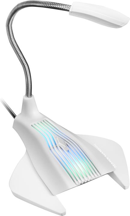 Produktbild Mars Gaming Microphone Sur Pied Mmic RGB (Blanc)